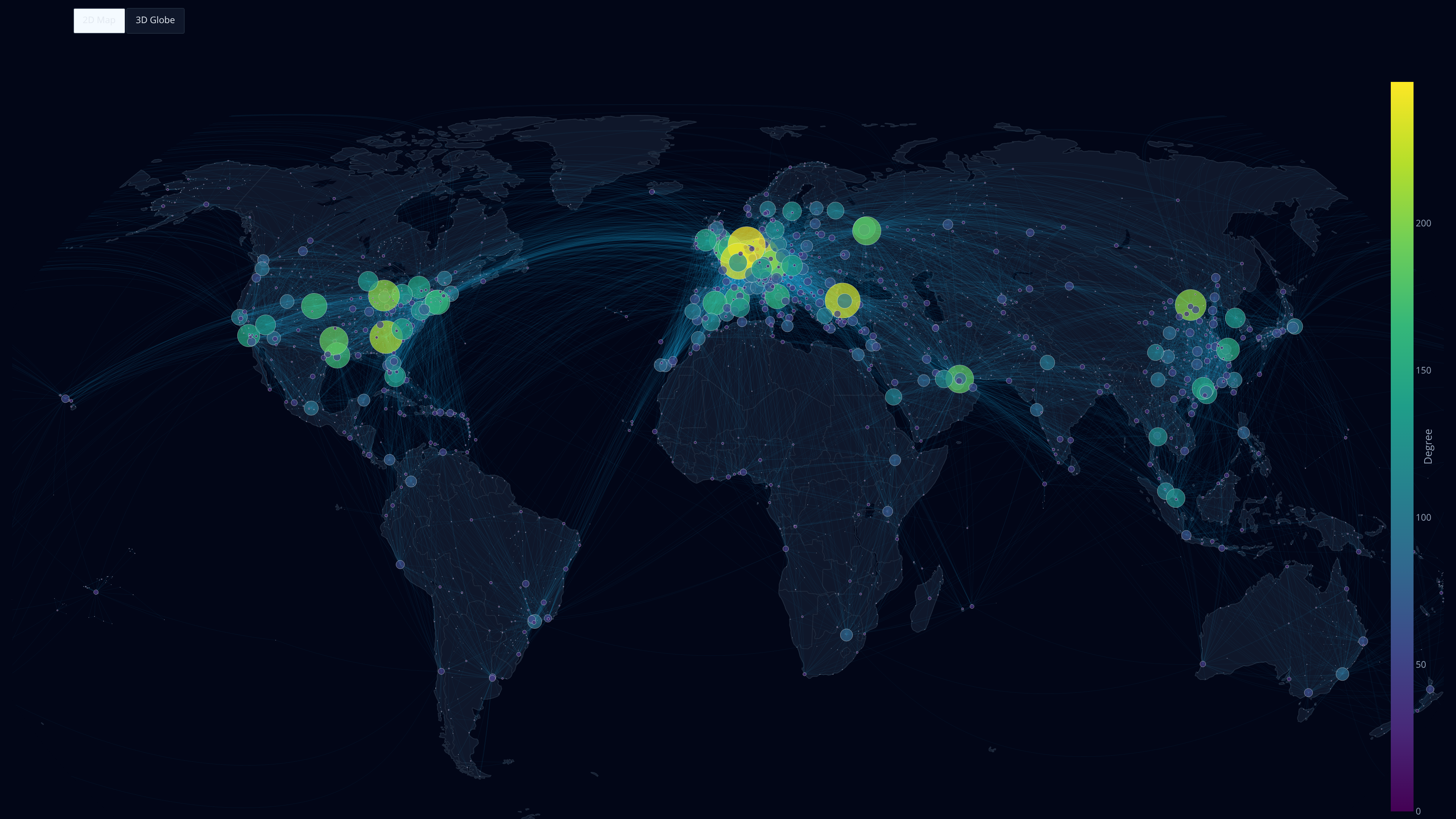 Interactive Network Map